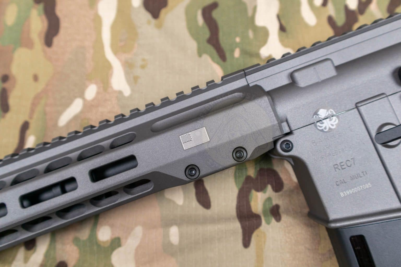 KRYTAC - BARRETT REC7 SBR AIRSOFT AEG RIFLE - TUNGSTEN