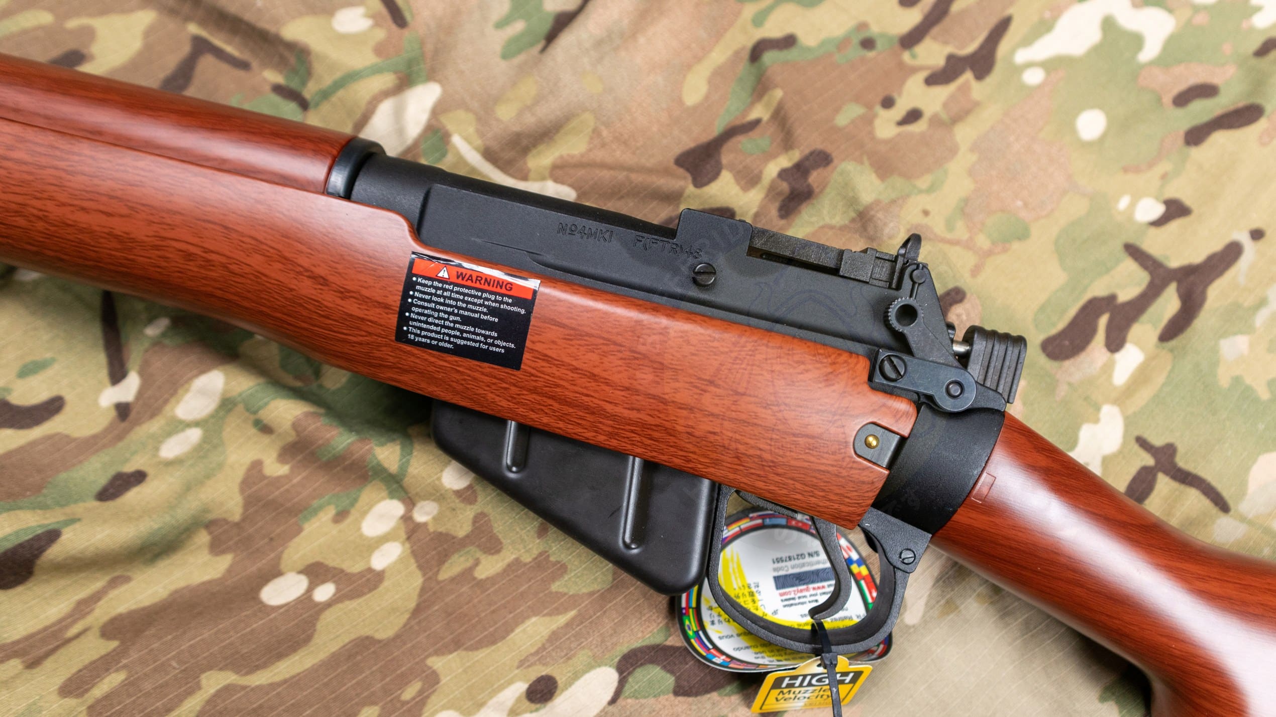 G&G Gas Lee Enfield No.4 MK1 Green Gas Airsoft Sniper - Real Wood Vers –  Unlimited Airsoft Shop
